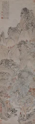 Paesaggio nello stile di Wang Meng
